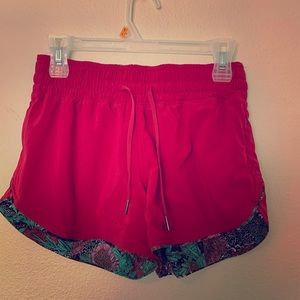 Lululemon Reversible Pink Shorts